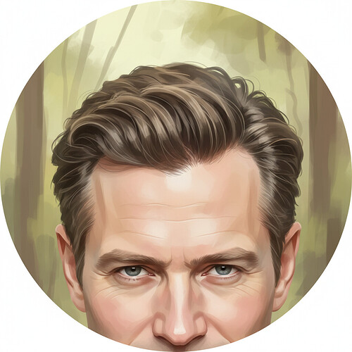 Subtle representation of natural hairline progression