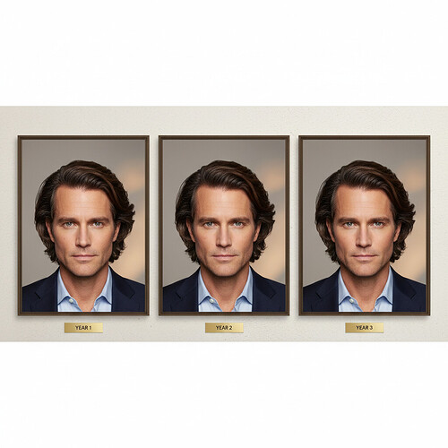 Subtle hairline progression example