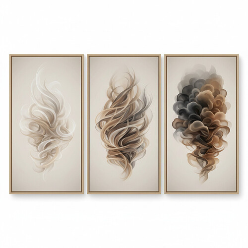 Abstract visual representing the natural progression and gradual increase in hair density over time.