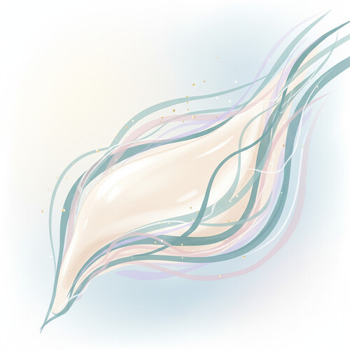 Abstract representation of a healing scalp after a hair transplant.