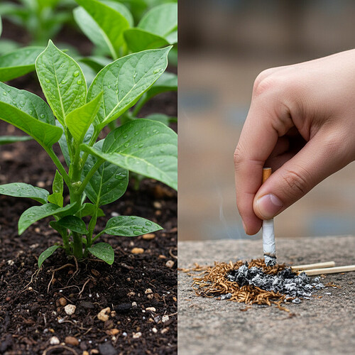 Symbolic image of quitting smoking for better health and healing