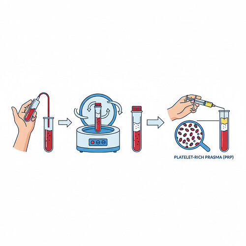 Illustration of PRP preparation process