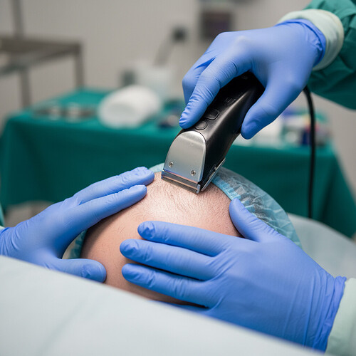 Preparing the Donor Area: Why Shaving the Back of Your Head is Essential for a Hair Transplant