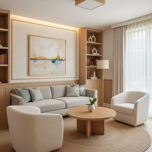 Elegant medical consultation room setting.