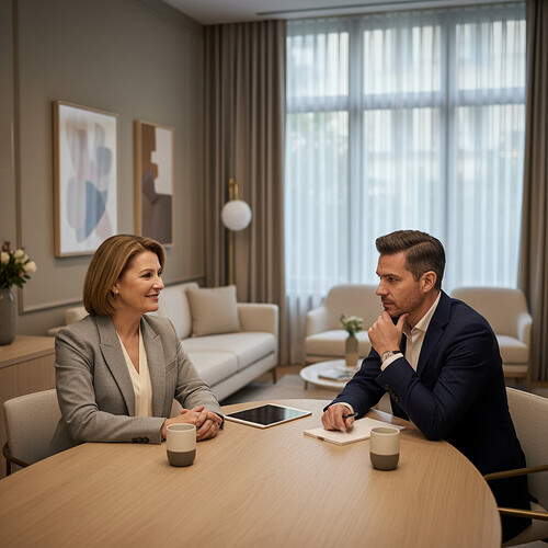 Professional consultation for hair restoration planning