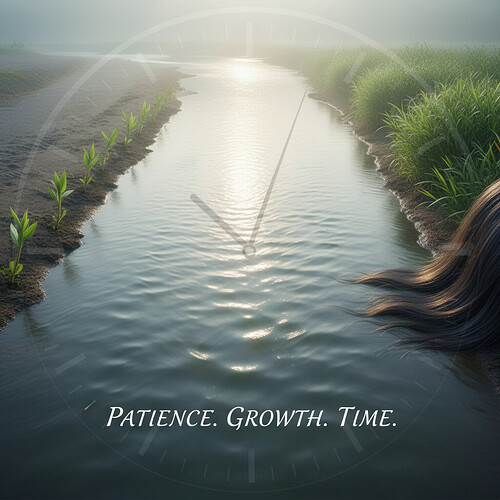 Symbolic image representing patience and long-term results