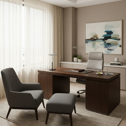 Professional medical consultation room for patient discussions