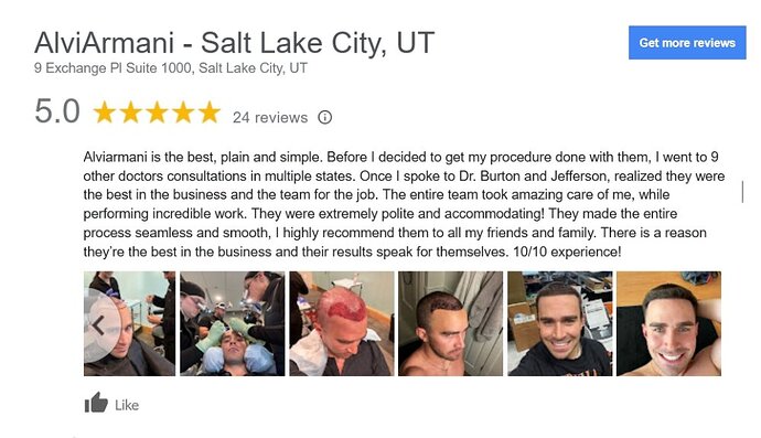 Dr. Barton AlviArmani Salt Lake City result photo