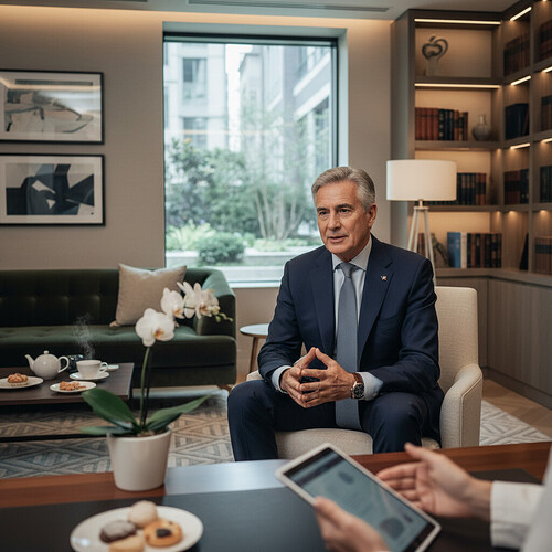 Professional hair restoration consultation