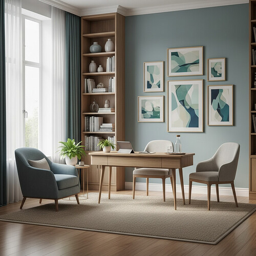 Professional and welcoming clinic consultation room