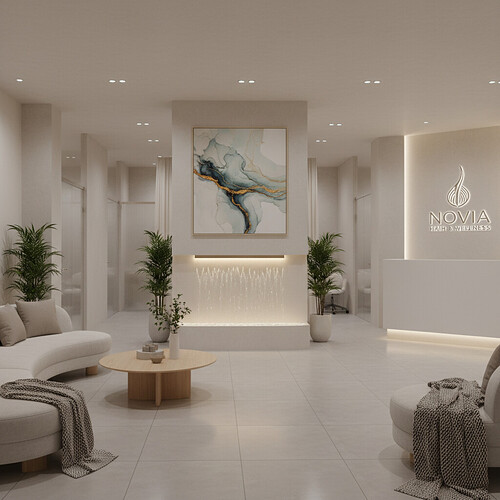 Modern and comfortable hair restoration clinic environment.